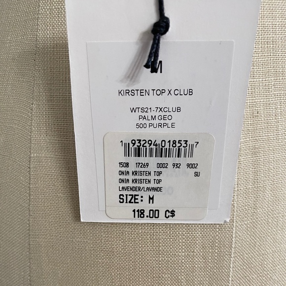 ONIA KRISTEN BIKINI TOP - Club Monaco exclusive pattern - Picture 5 of 7